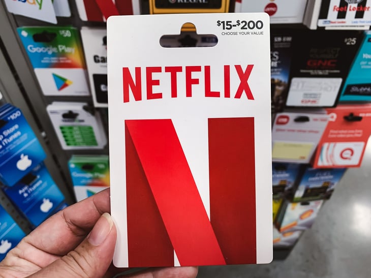 Netflix gift card