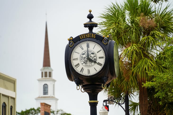 Downtown Town Center in Leesburg, Florida