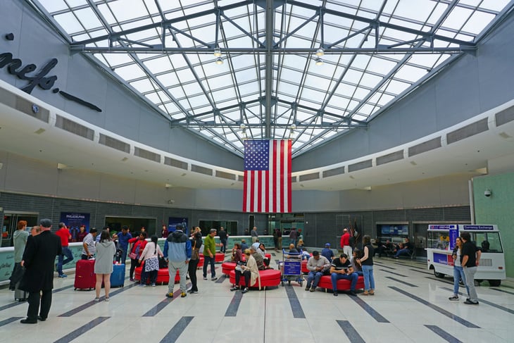 Terminal at the Philadelphia International Airport