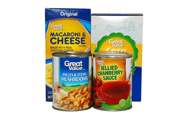 Walmart's Great Value brand food