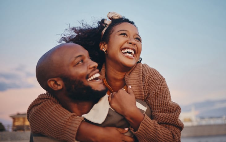 Happy couple