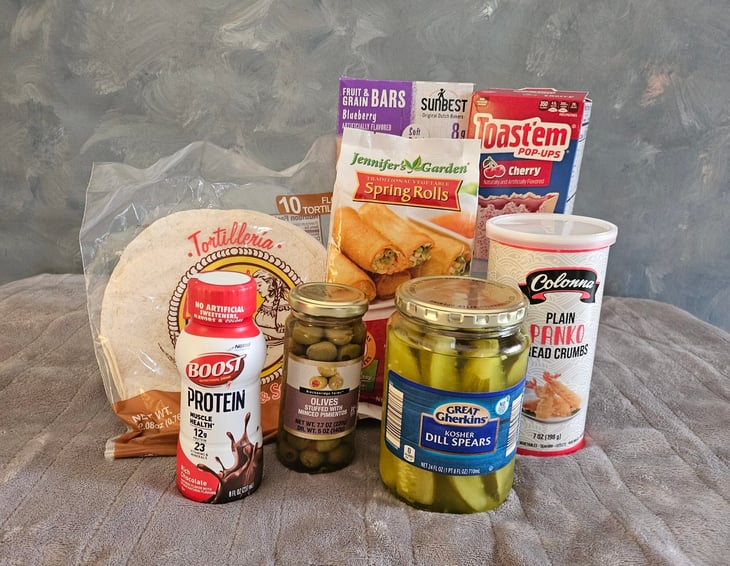 Groceries from Dollar Tree