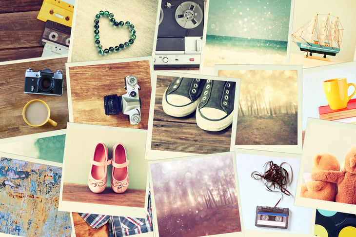 Collage of photographs of different objects