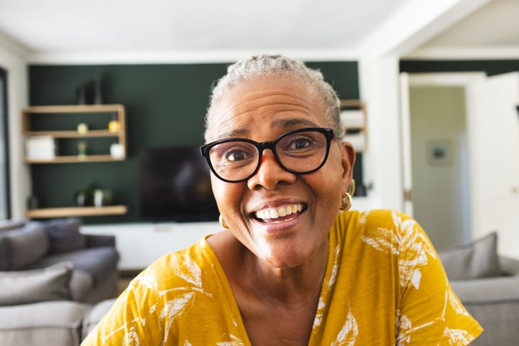 Smiling senior woman