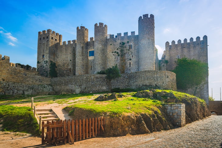 Castle in Obidos Portugal