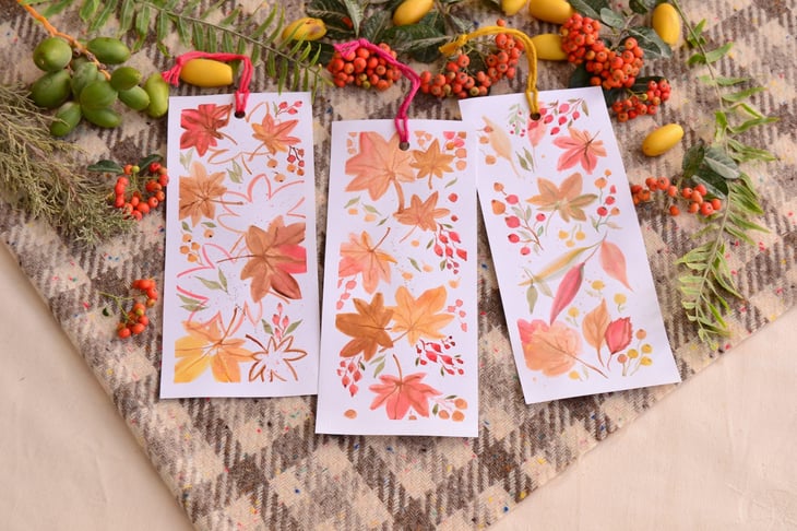 DIY bookmarks