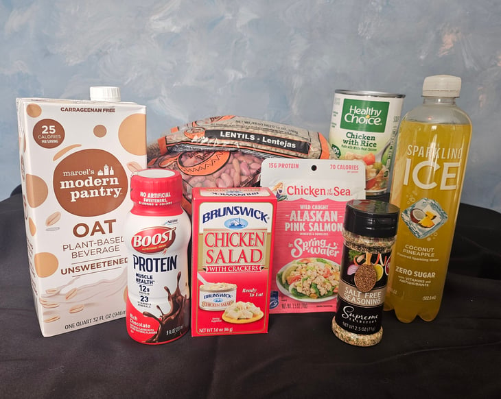 Groceries from Dollar Tree
