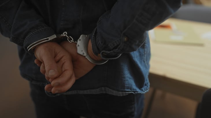 Man in handcuffs