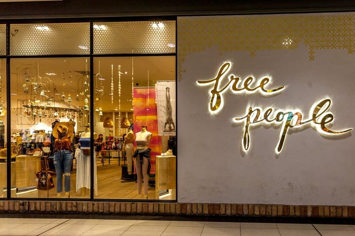 free people storefront