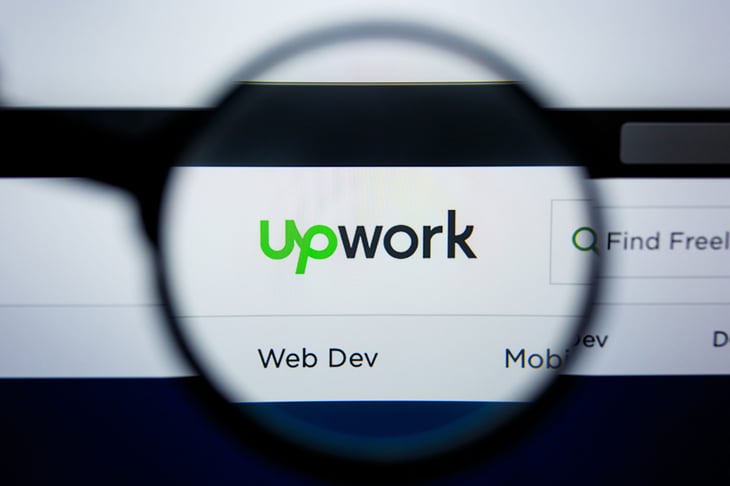 Upwork job board