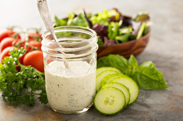 Homemade ranch dressing