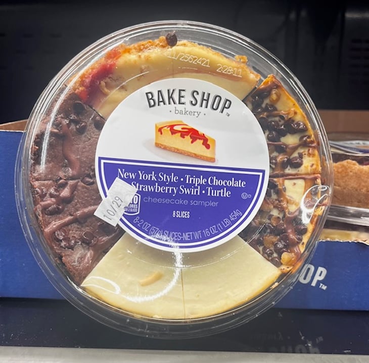 Aldi cheesecake sampler