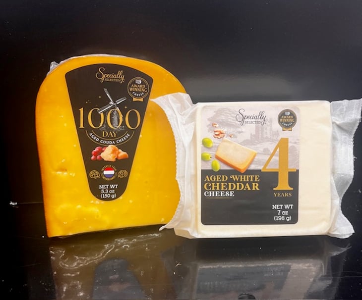 Aged cheese from Aldi