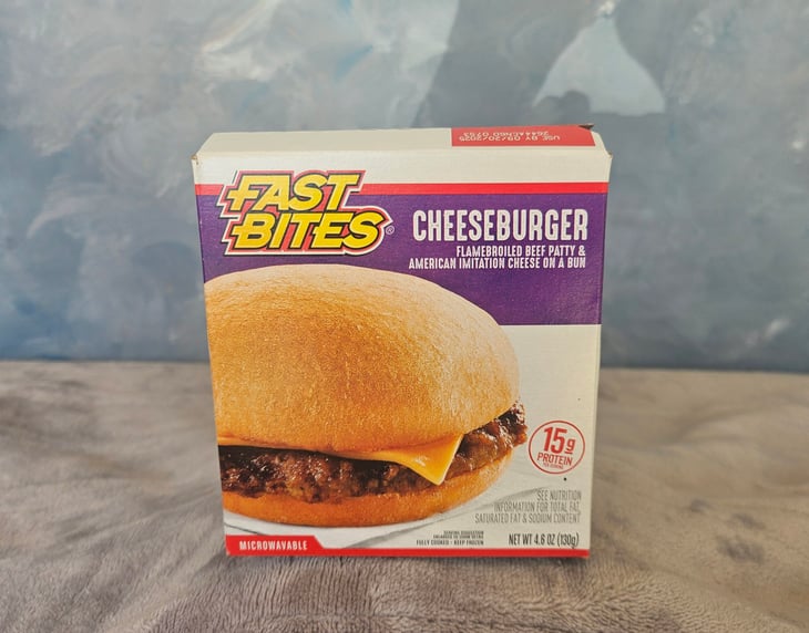 Cheeseburger from Dollar Tree