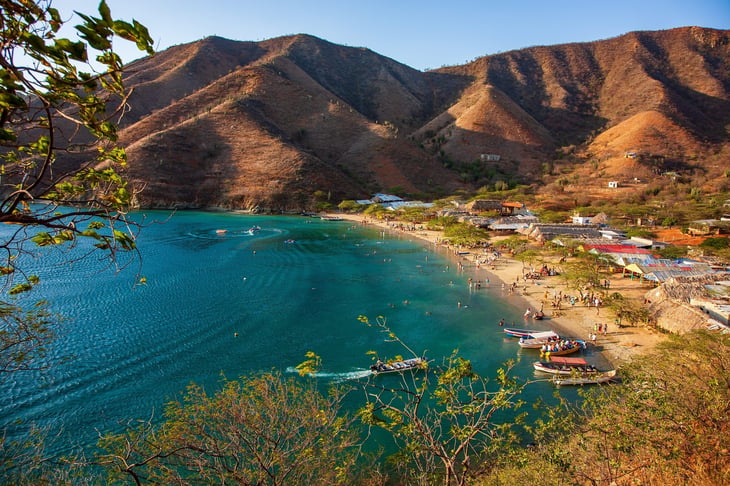Taganga in Santa Marta Colombia