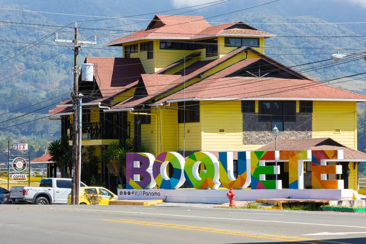 Boquete Panama sign