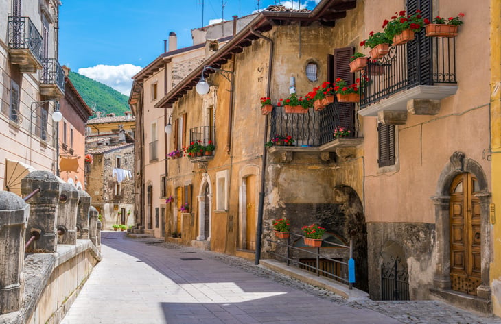 Scanno in the Abruzzo region of Italy