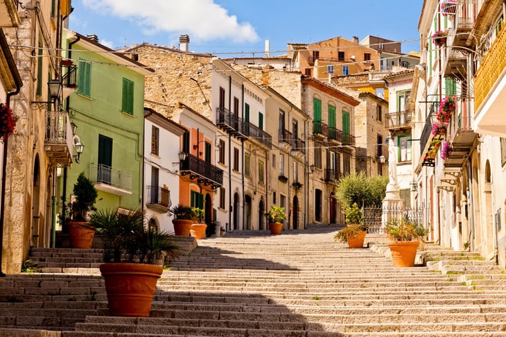 Village of Trivento in Italy