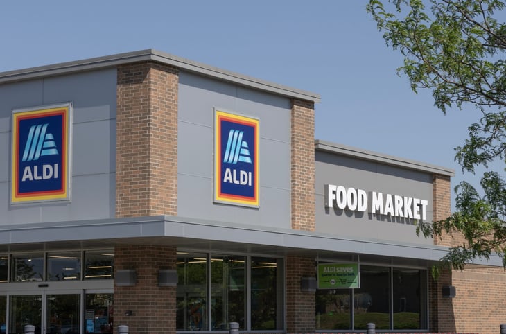 Aldi storefront