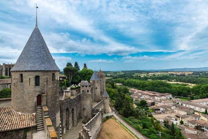 Carcassonne France turret