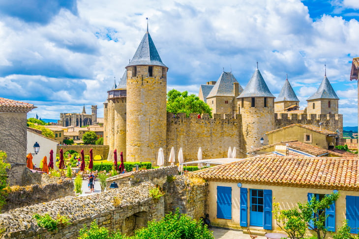 Castle in Carcassonne