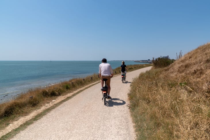 Biking in La Rochelle France