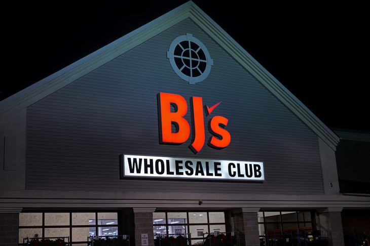 BJ's Wholesale Club warehouse store, Revere Massachusetts USA