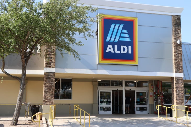 Aldi storefront