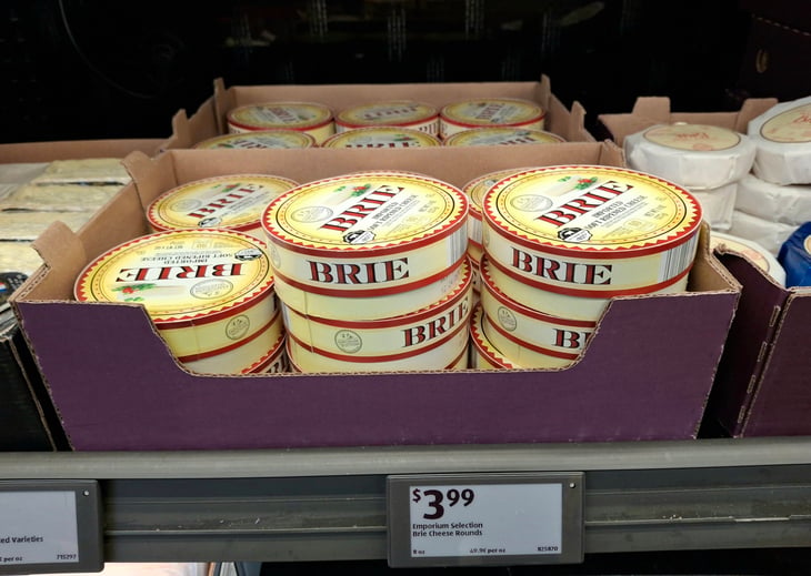 Brie cheese from Aldi