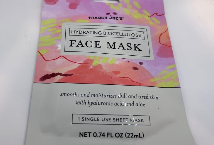 Trader Joe's Hydrating Biocellulose Face Mask