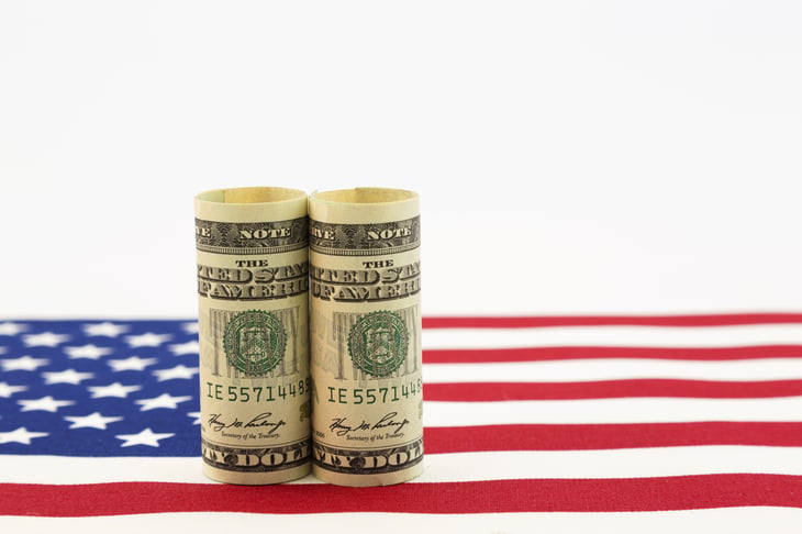 American Flag w Money