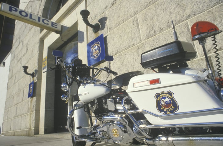 Wilmington, Delaware, police motorcycle