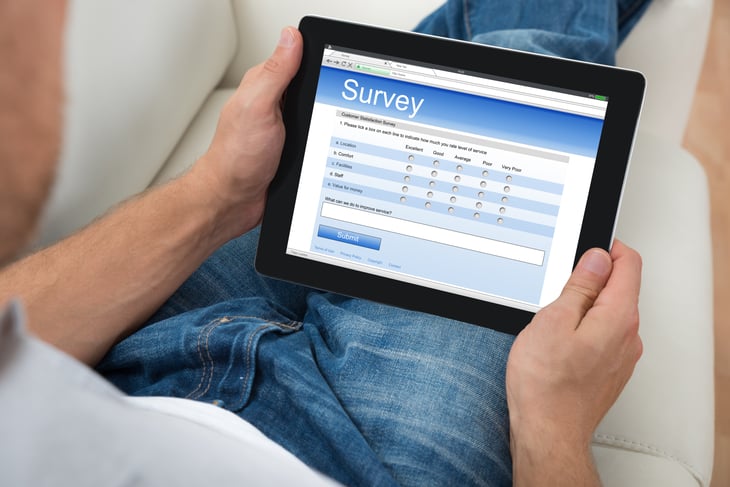Survey on tablet